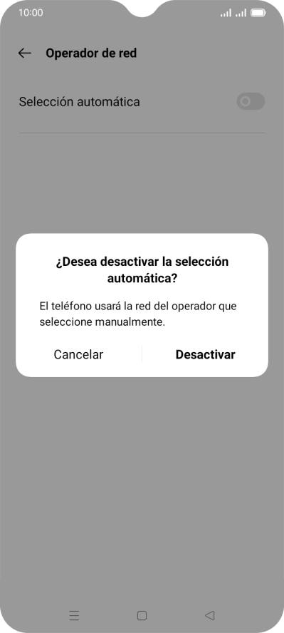 Pulsa Desactivar. Pulsa Desactivar.