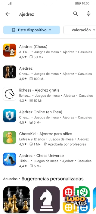 Pulsa la app deseada. Pulsa la app deseada.