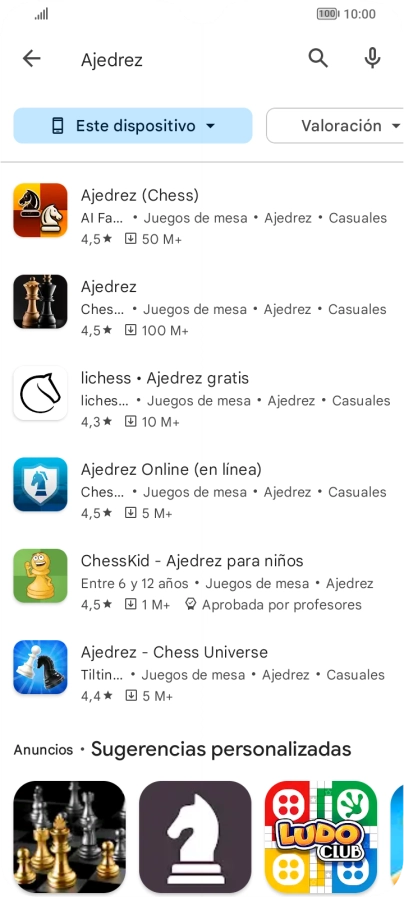 Pulsa la app deseada. Pulsa la app deseada.