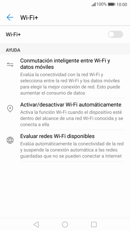 Pulsa el indicador para activar o desactivar la función. Pulsa el indicador para activar o desactivar la función.