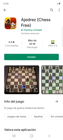 Pulsa Instalar y sigue las indicaciones de la pantalla para instalar la app. Pulsa Instalar y sigue las indicaciones de la pantalla para instalar la app.