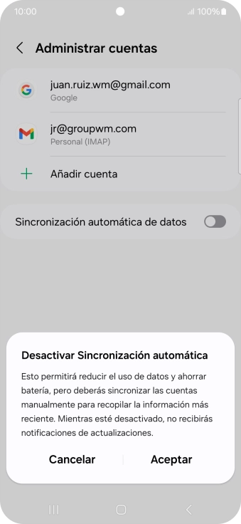 Pulsa Aceptar. Pulsa Aceptar.