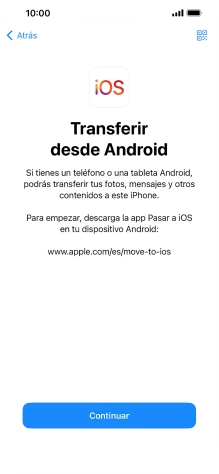 Para transferir contenido a tu teléfono, tienes que haber instalado la app Para transferir contenido a tu teléfono, tienes que haber instalado la app
