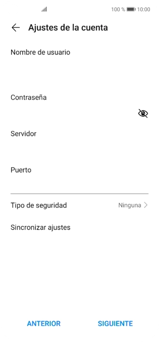 Pulsa Tipo de seguridad. Pulsa Tipo de seguridad.