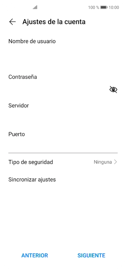 Pulsa Tipo de seguridad. Pulsa Tipo de seguridad.