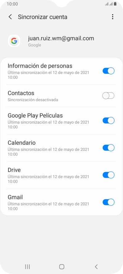 Pulsa el indicador junto a Pulsa el indicador junto a