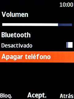 Selecciona Apagar teléfono. Selecciona Apagar teléfono.