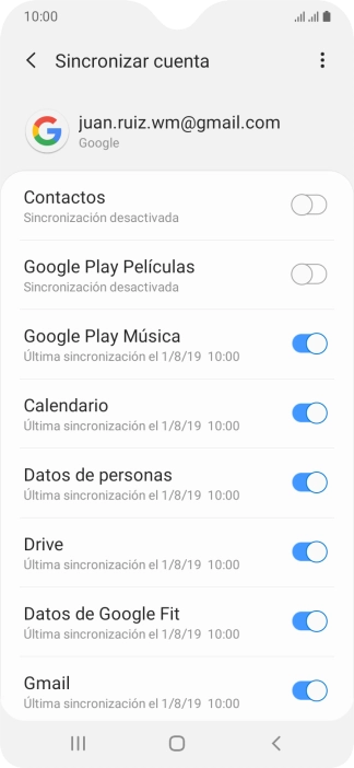 Pulsa el indicador junto a Pulsa el indicador junto a