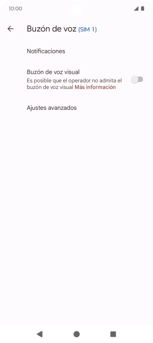 Pulsa Ajustes avanzados. Pulsa Ajustes avanzados.