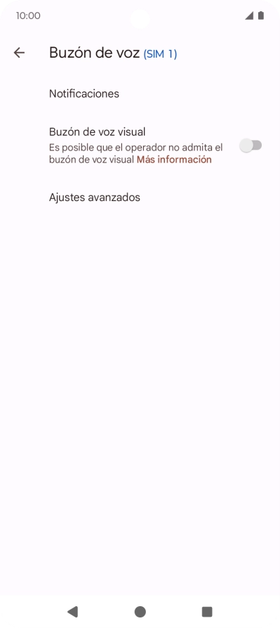 Pulsa Ajustes avanzados. Pulsa Ajustes avanzados.