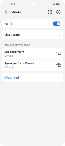 Pulsa la red wifi deseada. Pulsa la red wifi deseada.