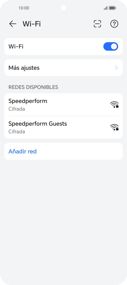 Pulsa la red wifi deseada. Pulsa la red wifi deseada.