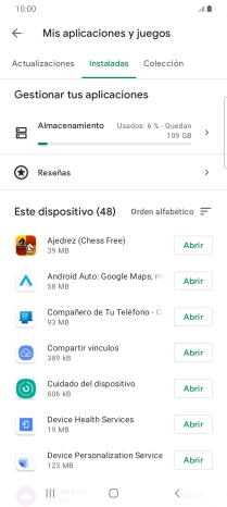 Pulsa la app deseada. Pulsa la app deseada.