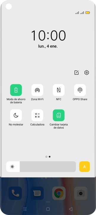 Pulsa la tecla de inicio para terminar y regresar a la pantalla de inicio. Pulsa la tecla de inicio para terminar y regresar a la pantalla de inicio.