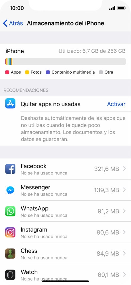 Pulsa la app deseada. Pulsa la app deseada.