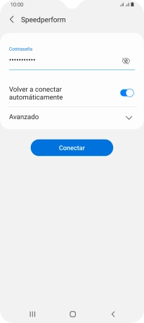Introduce la contraseña de la red wifi y pulsa Conectar. Introduce la contraseña de la red wifi y pulsa Conectar.
