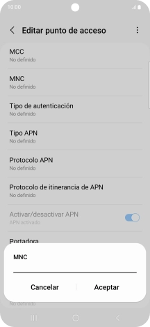 Introduce 01 y pulsa Aceptar. Introduce 01 y pulsa Aceptar.