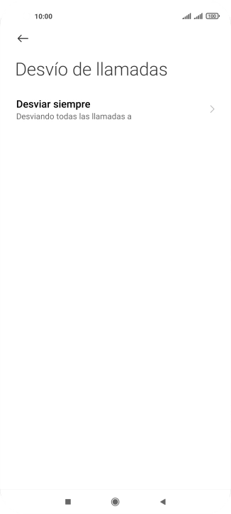 Pulsa el tipo de desvío deseado. Pulsa el tipo de desvío deseado.