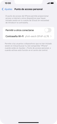 Pulsa Contraseña Wi-Fi e introduce una contraseña. Pulsa Contraseña Wi-Fi e introduce una contraseña.