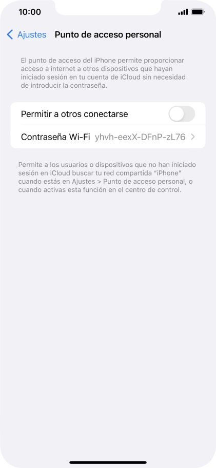 Pulsa Contraseña Wi-Fi e introduce una contraseña. Pulsa Contraseña Wi-Fi e introduce una contraseña.