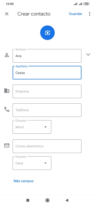 Pulsa Teléfono e introduce el número de teléfono deseado. Pulsa Teléfono e introduce el número de teléfono deseado.
