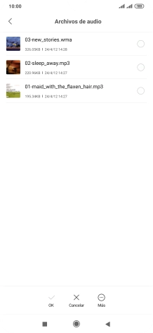 Pulsa los timbres de llamada deseados para escucharlos. Pulsa los timbres de llamada deseados para escucharlos.