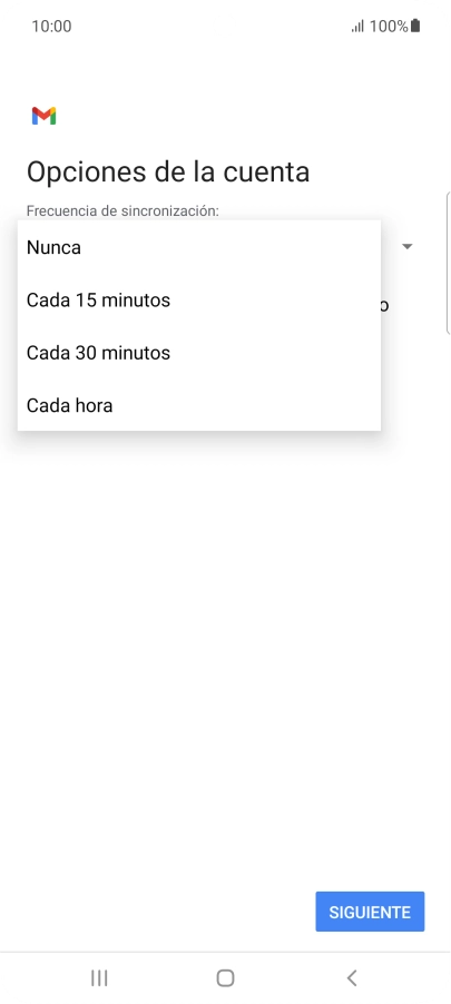 Pulsa el ajuste deseado. Pulsa el ajuste deseado.