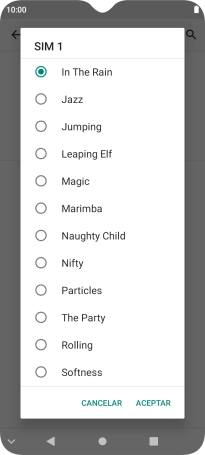 Pulsa los timbres de llamada deseados para escucharlos. Pulsa los timbres de llamada deseados para escucharlos.