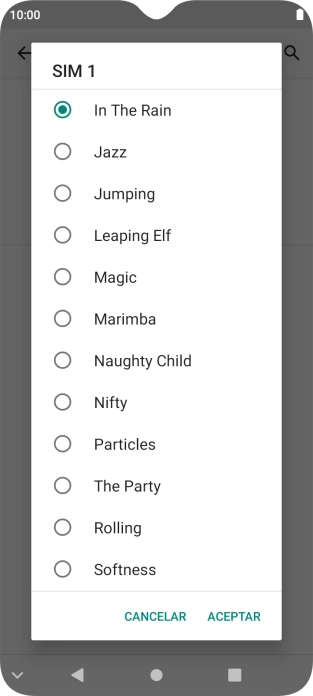 Pulsa los timbres de llamada deseados para escucharlos. Pulsa los timbres de llamada deseados para escucharlos.