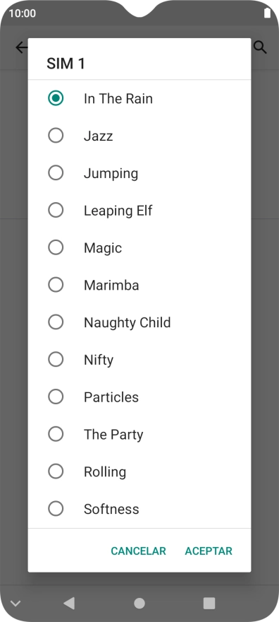 Pulsa los timbres de llamada deseados para escucharlos. Pulsa los timbres de llamada deseados para escucharlos.