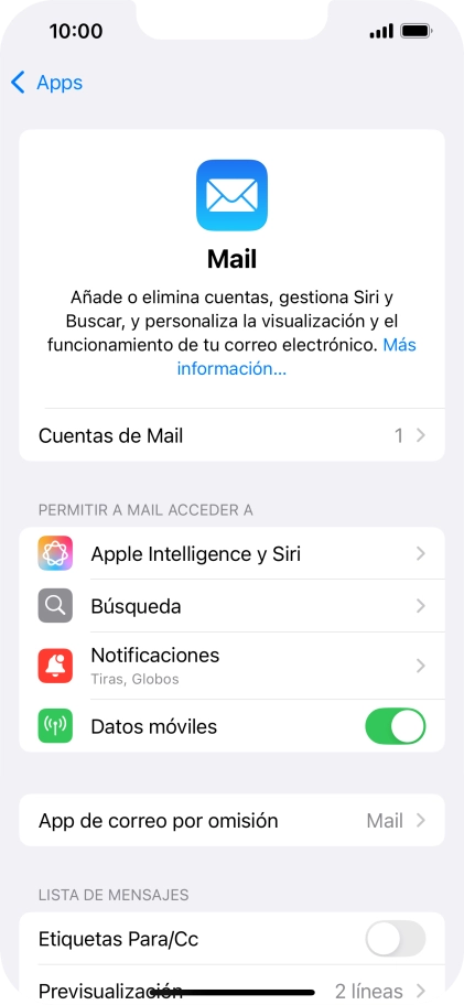Pulsa Cuentas de Mail. Pulsa Cuentas de Mail.