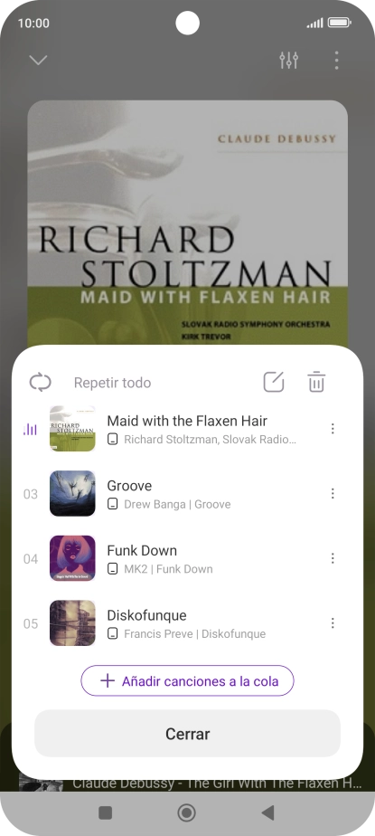 Pulsa el icono de añadir. Pulsa el icono de añadir.