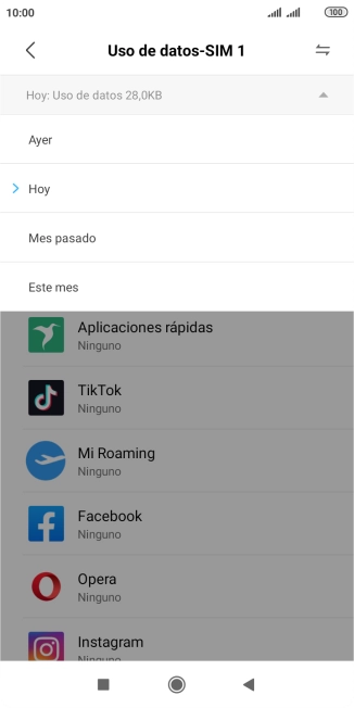 Pulsa el ajuste deseado. Pulsa el ajuste deseado.