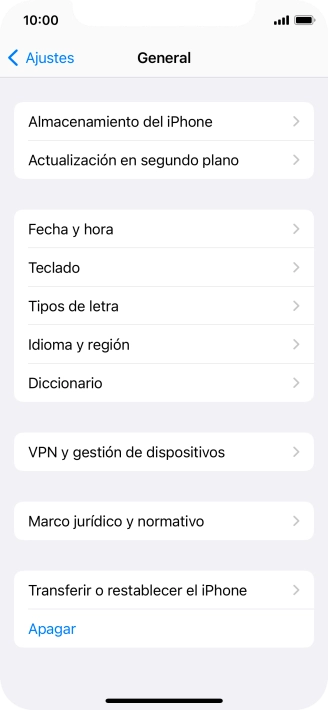Pulsa Transferir o restablecer el iPhone. Pulsa Transferir o restablecer el iPhone.