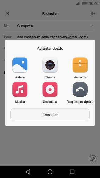 Pulsa Archivos y desplázate a la carpeta deseada. Pulsa Archivos y desplázate a la carpeta deseada.