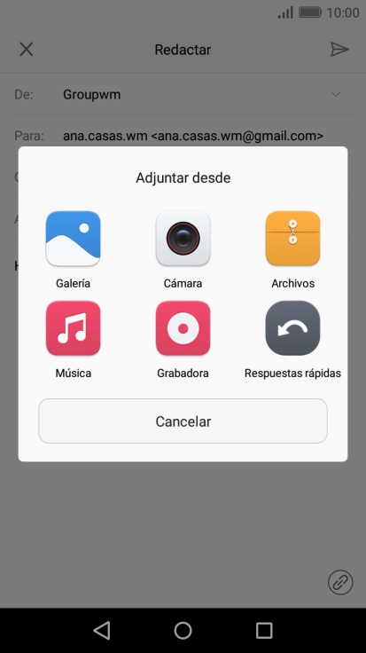 Pulsa Archivos y desplázate a la carpeta deseada. Pulsa Archivos y desplázate a la carpeta deseada.
