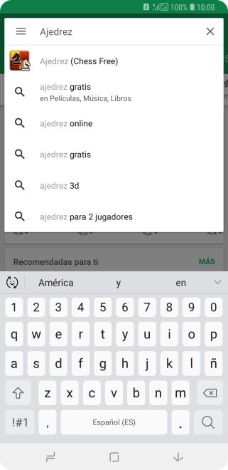 Introduce el nombre del tema o de la app y pulsa el icono de búsqueda. Introduce el nombre del tema o de la app y pulsa el icono de búsqueda.