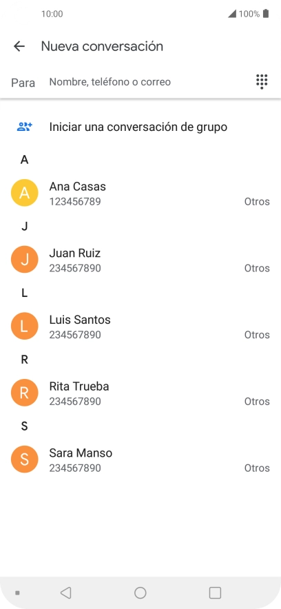 Pulsa en el campo junto a Pulsa en el campo junto a