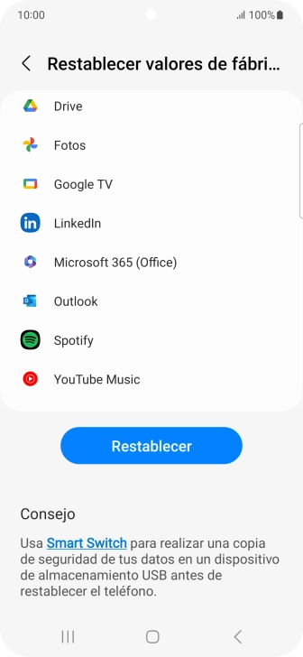 Pulsa Restablecer. Pulsa Restablecer.