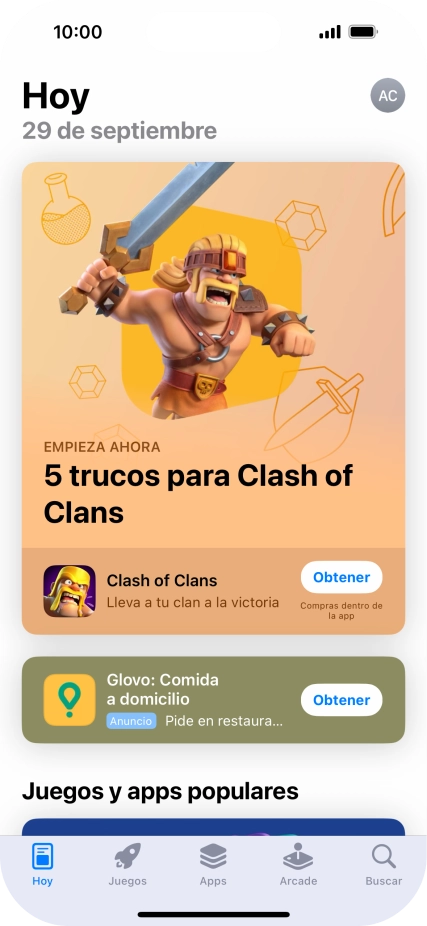 Pulsa Buscar. Pulsa Buscar.