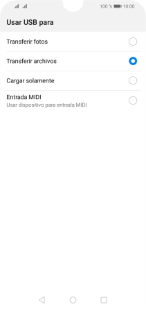 Pulsa Tranferir archivos. Pulsa Tranferir archivos.