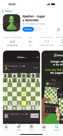 Pulsa Obtener y sigue las indicaciones de la pantalla para instalar la app. Pulsa Obtener y sigue las indicaciones de la pantalla para instalar la app.