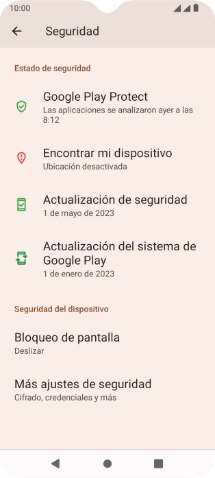 Pulsa Más ajustes de seguridad. Pulsa Más ajustes de seguridad.