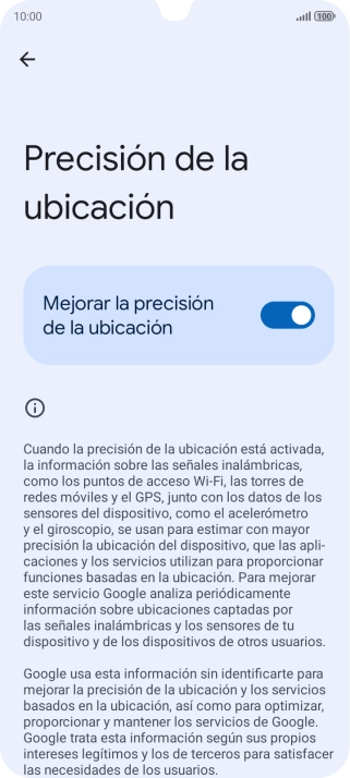 Si pulsas el indicador junto a Si pulsas el indicador junto a