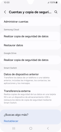 Pulsa Administrar cuentas. Pulsa Administrar cuentas.