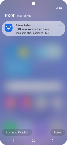 Pulsa Toca para otras opciones USB.. Pulsa Toca para otras opciones USB..