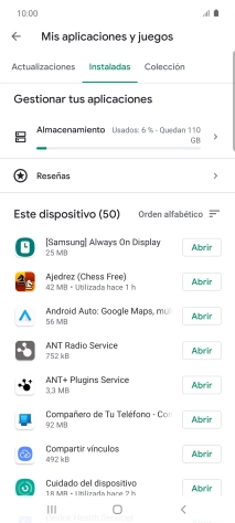 Pulsa la app deseada. Pulsa la app deseada.