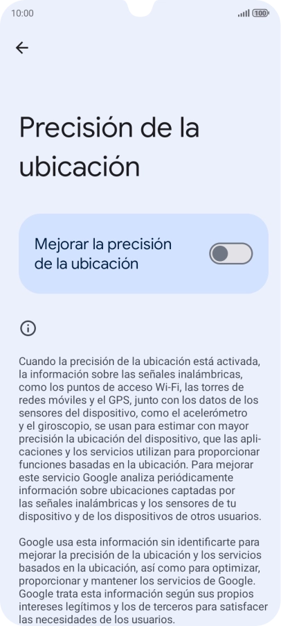Si pulsas el indicador junto a Si pulsas el indicador junto a