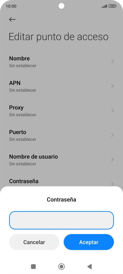 Introduce wap125 y pulsa Aceptar. Introduce wap125 y pulsa Aceptar.