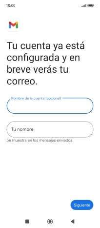 Pulsa Tu nombre e introduce el nombre del remitente. Pulsa Tu nombre e introduce el nombre del remitente.